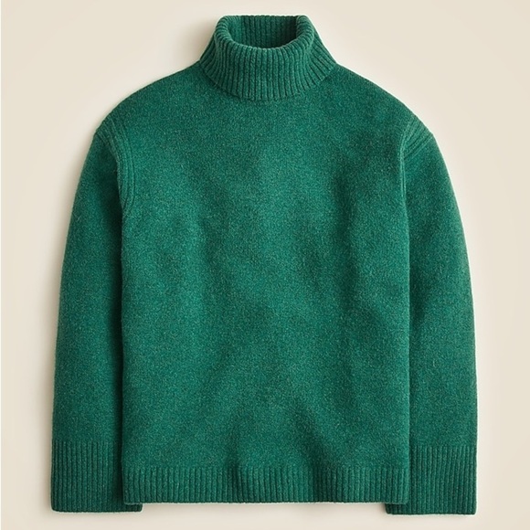 J.crew Turtleneck sweater in Supersoft yarn oversized size small - Picture 1 of 12